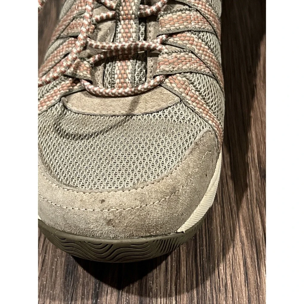 Dansko Honor Womens Sneakers Walking Shoes Suede Mesh Bungee Lace Up Tan 38